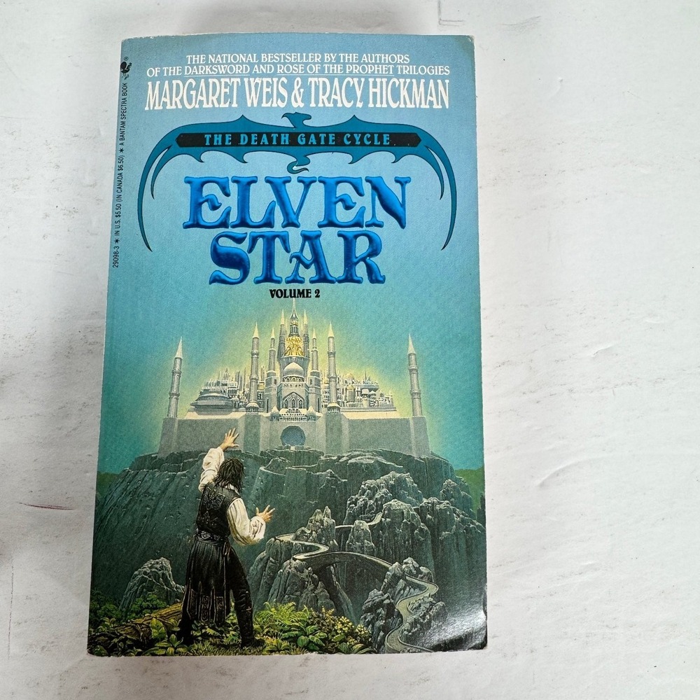 Elven Star Margaret Weis Tracy Hickman 1991 First Printing Death Gate Cycle